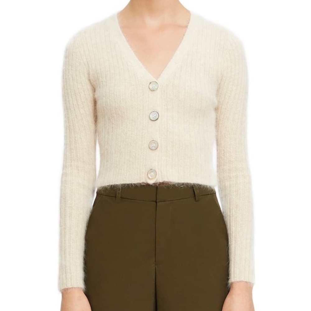 Opening Ceremony Fuzzy Cropped Cardigan